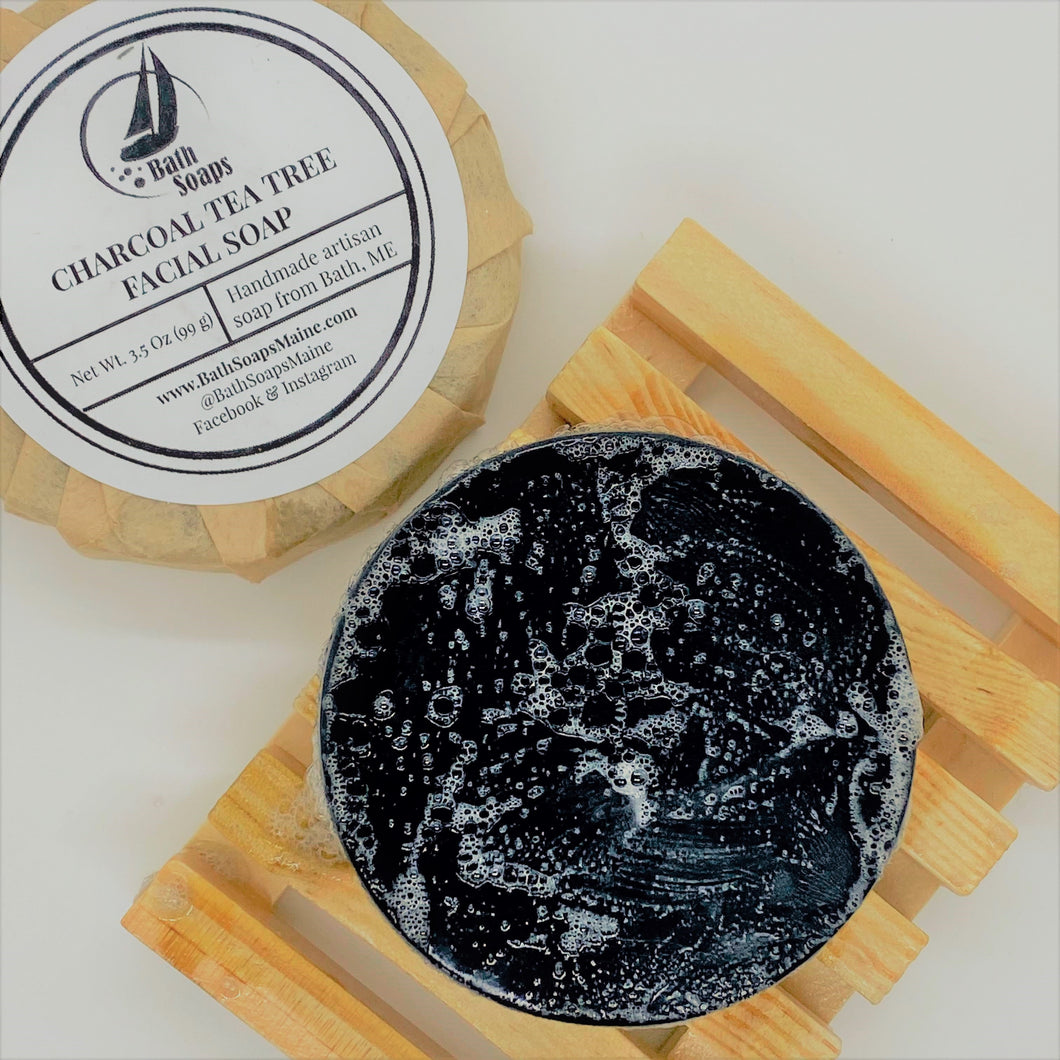 Charcoal & Tea Tree Facial Bar Soap